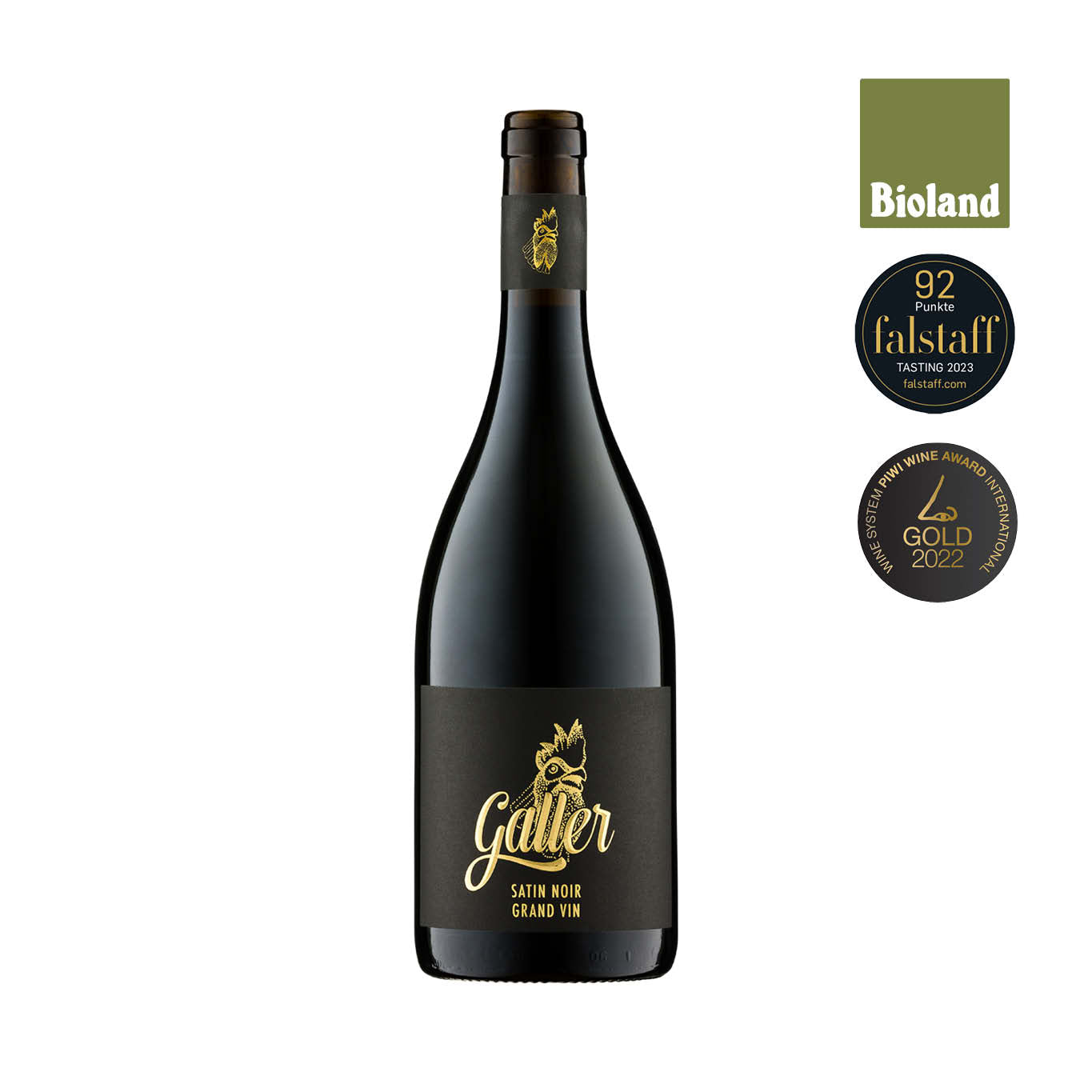 2018 Satin Noir QbA Rotwein · Grand Vin trocken unfiltriert – Weingut Galler