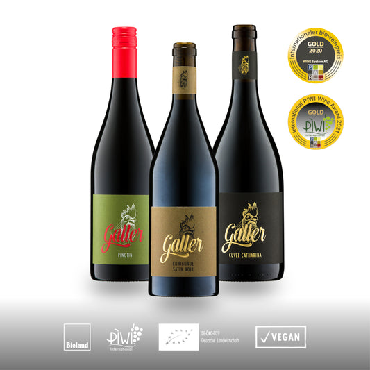 Rotes Piwi-Weinpaket mit Bio-Rotweinen - Jetzt Wein online kaufen!