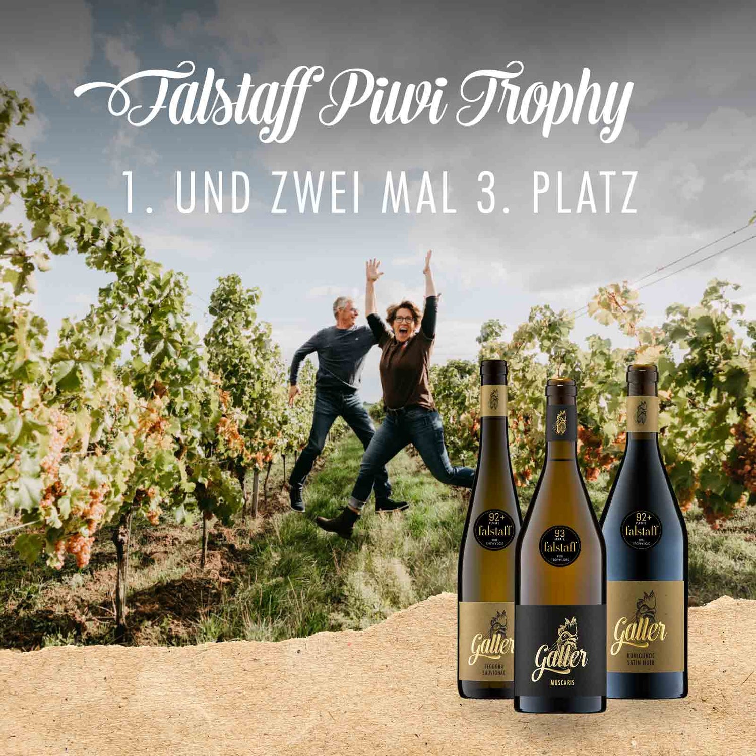 Weingut Galler bei der Falstaff Piwi Trophy