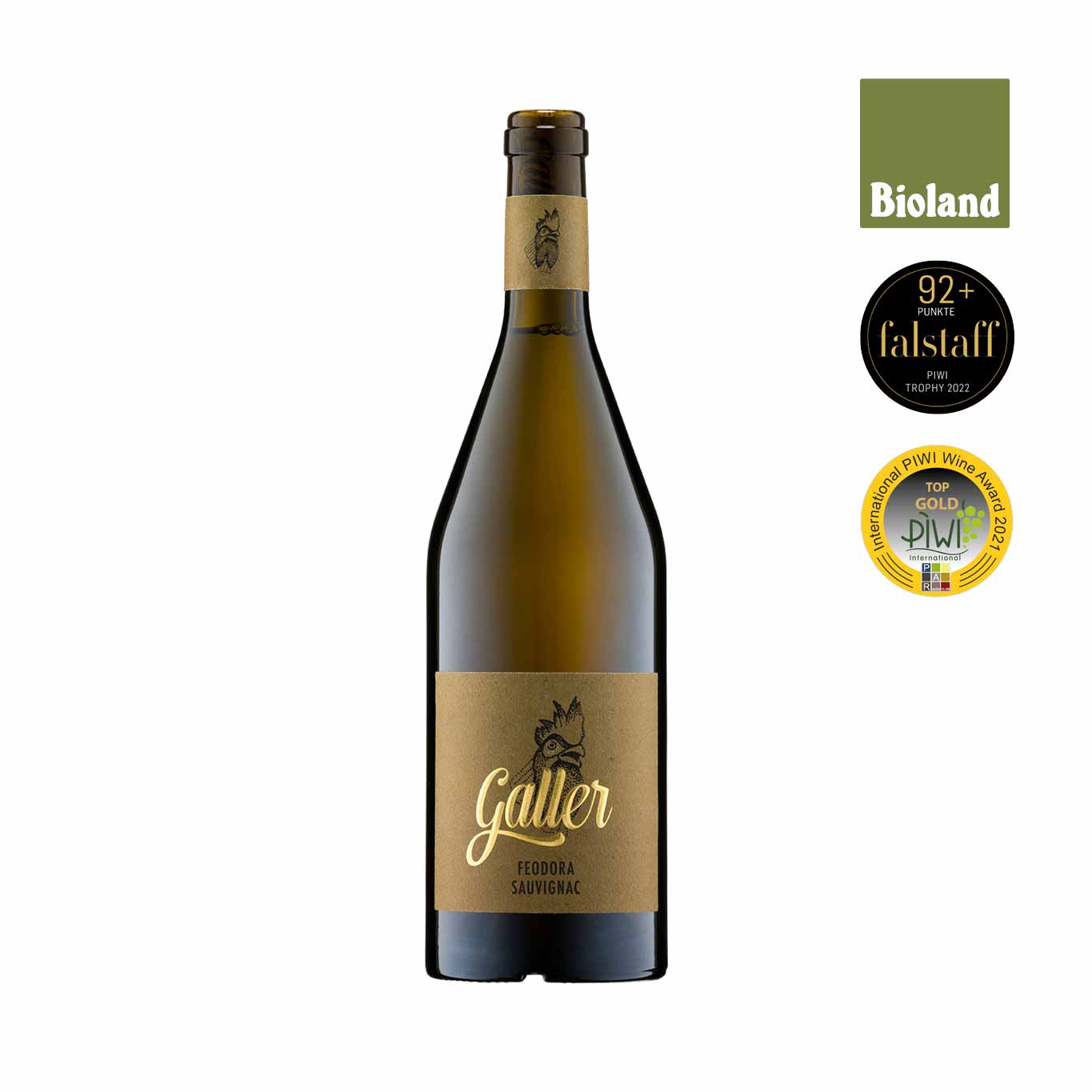 2020 FEODORA · Sauvignac Spätlese trocken · Magnum 1,5 l - Von Falstaff prämierter Weißwein