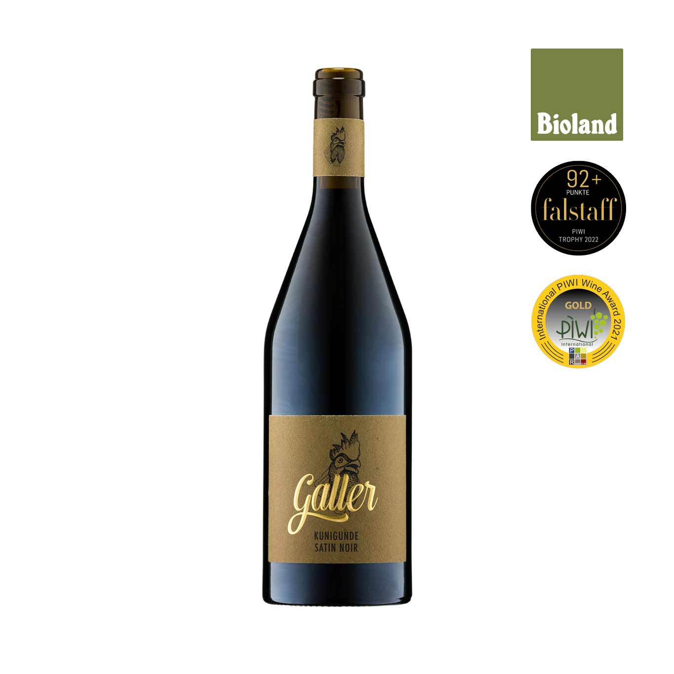 Von Falstaff prämierter Rotwein aus dem Piwi Satin Noir