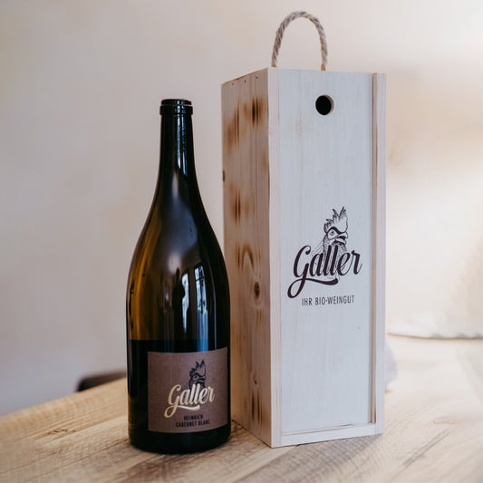 Die perfekte Geschenkidee für Weihnachten: Stylische Holzkiste für Magnumflaschen