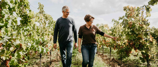 Katja und Ansgar Galler vom Weingut Galler in der Pfalz