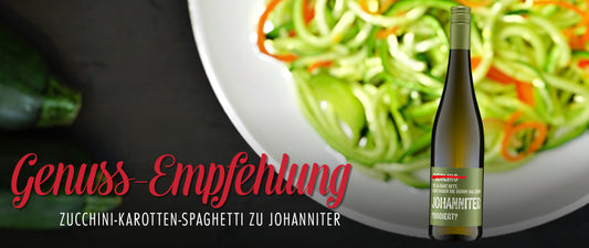 Genussempfehlung: Zucchini-Möhren-Spaghetti und Johanniter