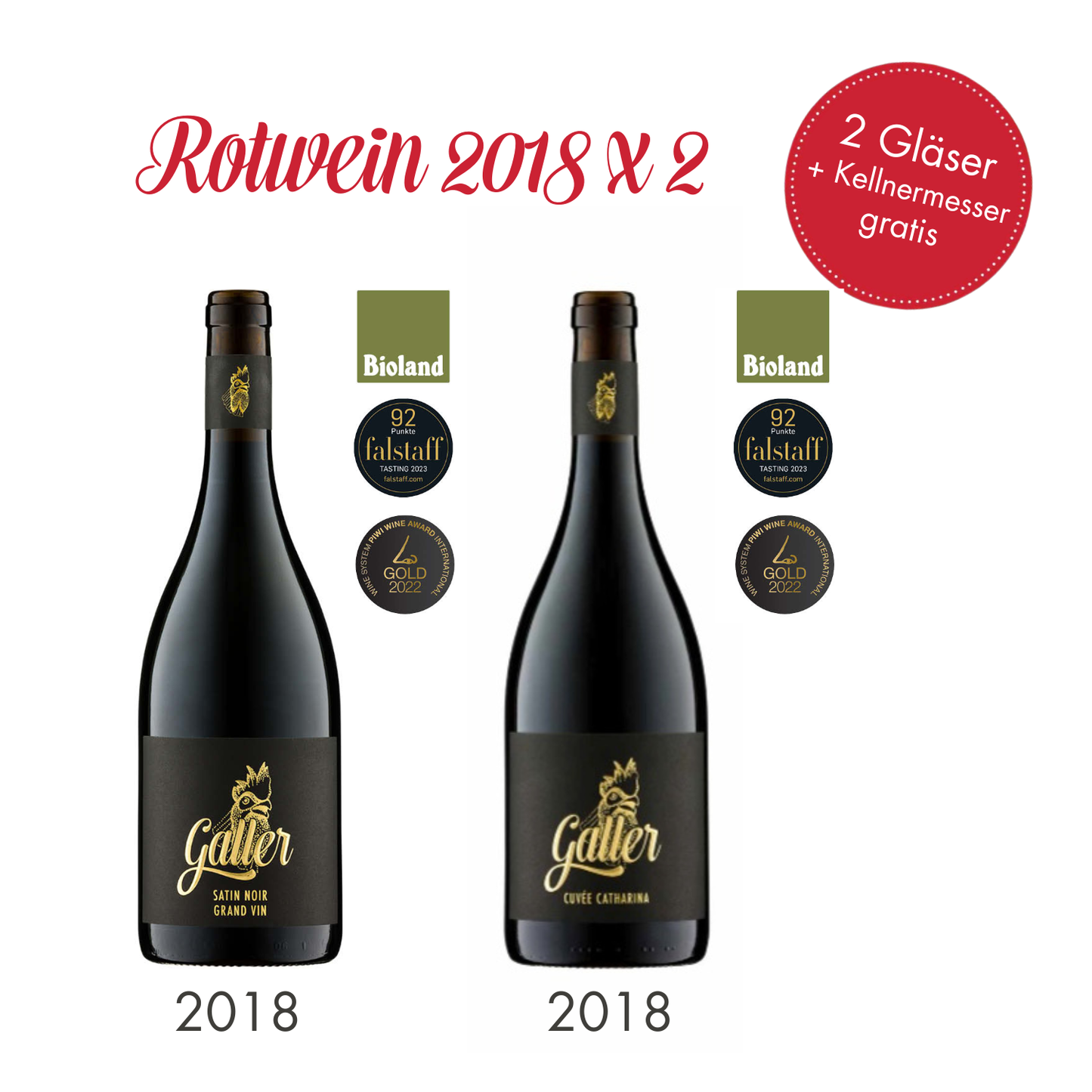 Rotweinpaket 2018 x 2