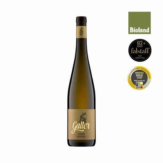 Bio-Weißwein Feodora aus der Piwi-Rebsorte Sauvignac von Falstaff prämiert