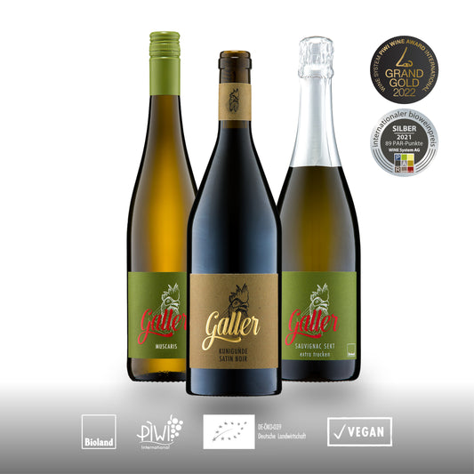 Weinpaket mit Piwis passend zu Uwe Ittensohns Krimi Winzerblut